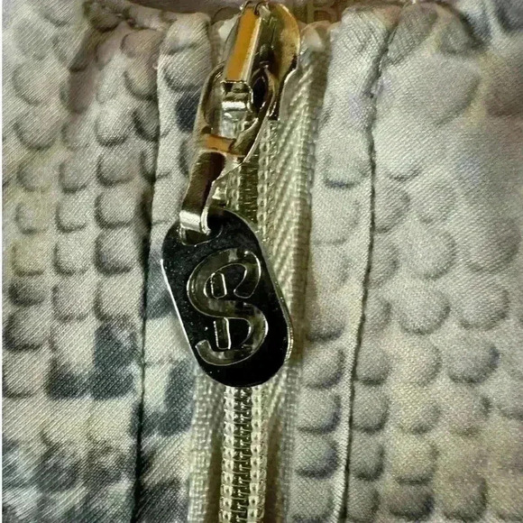 SOFIBELLA NWOT UV Feather Womens Anaconda Print Full Zip Tennis Jacket Size M - Picture 8 of 9